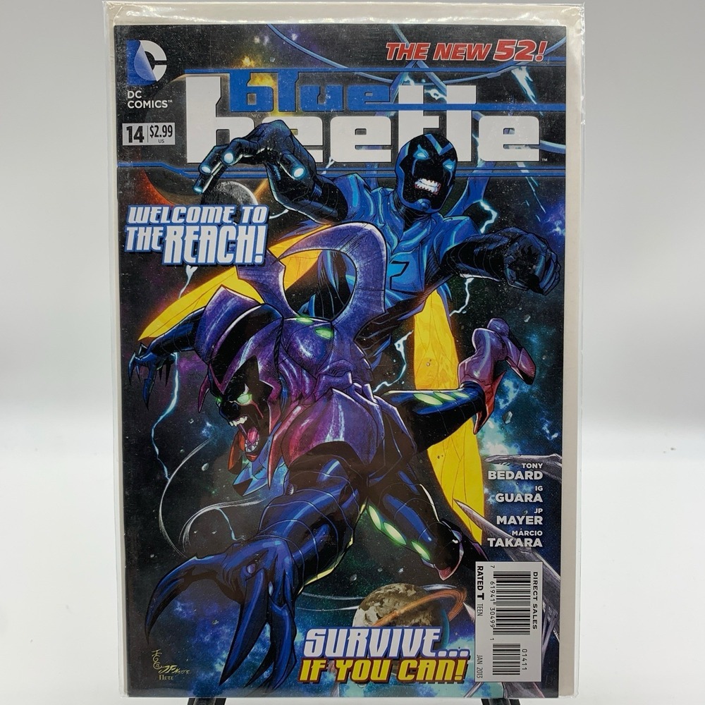 Blue Beetle #14 DC Comics 2013 Bagged‎ And Boarded